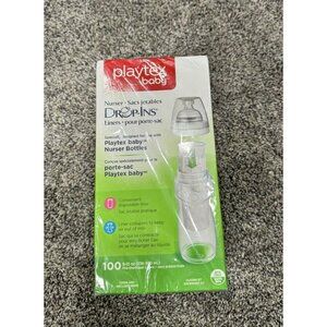 Playtex Baby Drop-ins Liners 100 Count | For Baby Nurser Bottles | 8-10oz